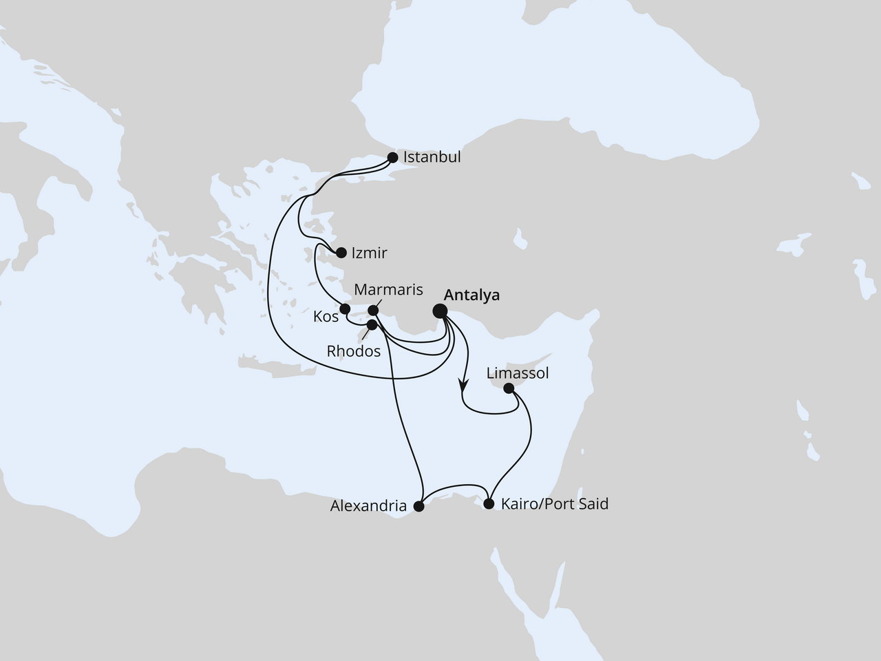 Cruise Map