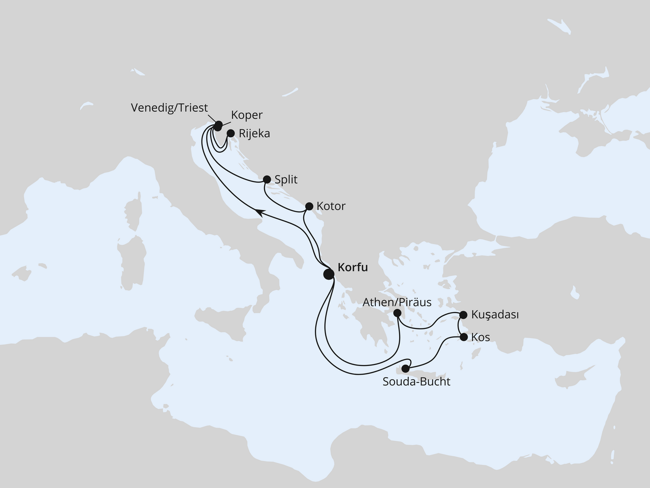 Cruise Map