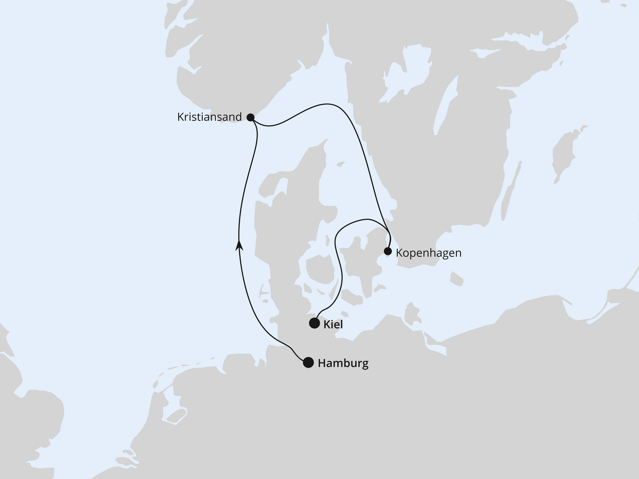 Kurzreise nach Kristiansand & Kopenhagen