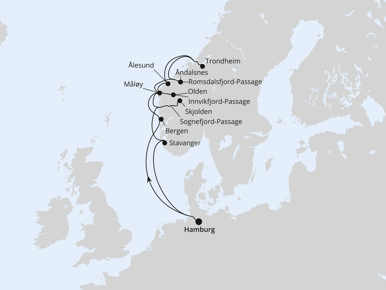 Cruise Map