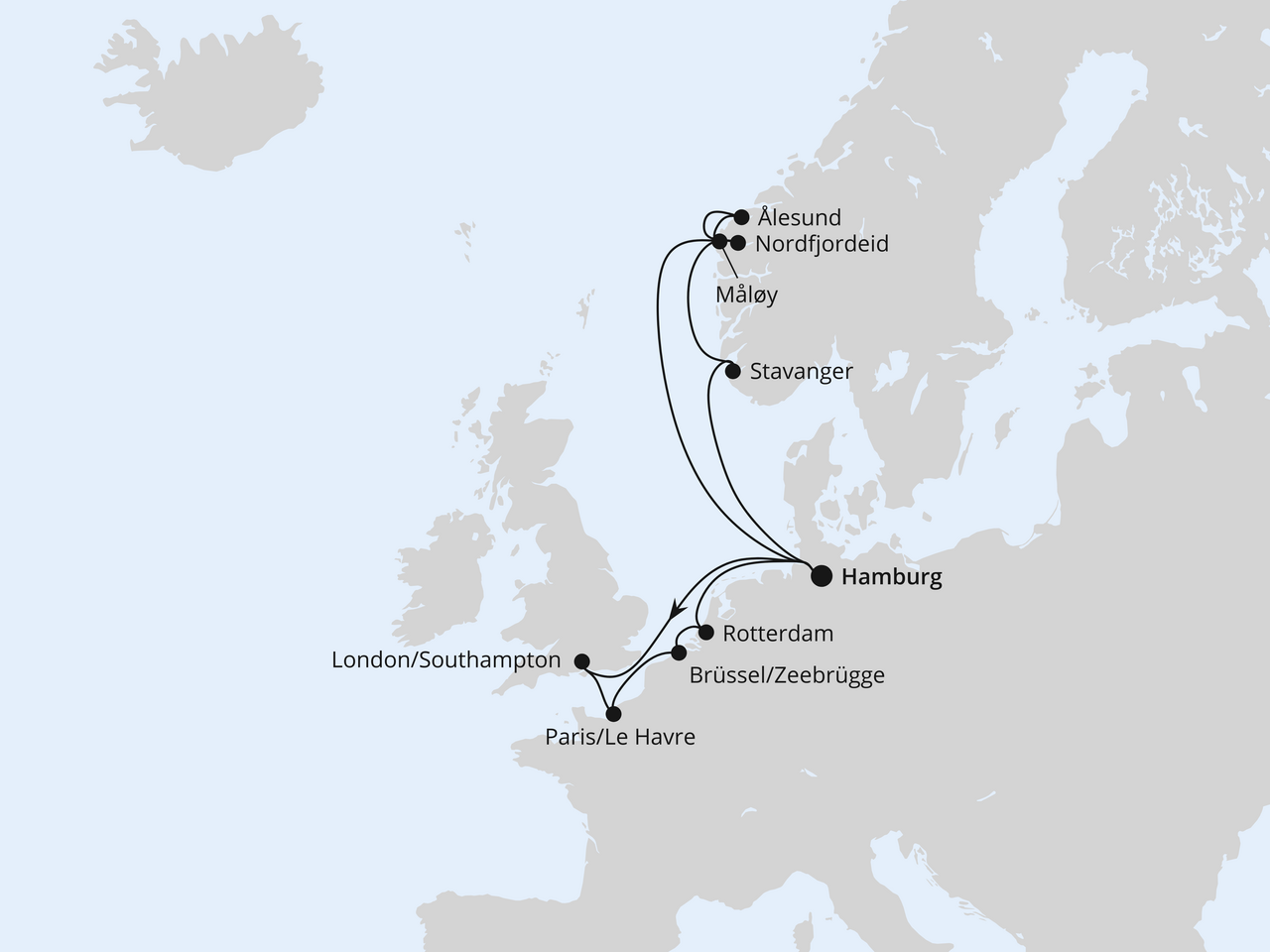 Cruise Map