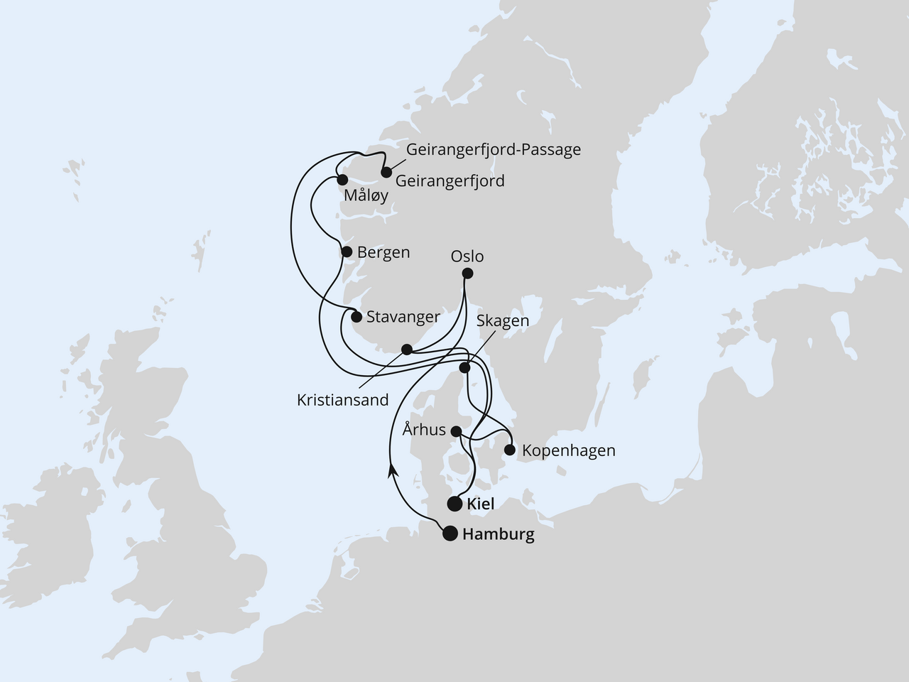 Cruise Map
