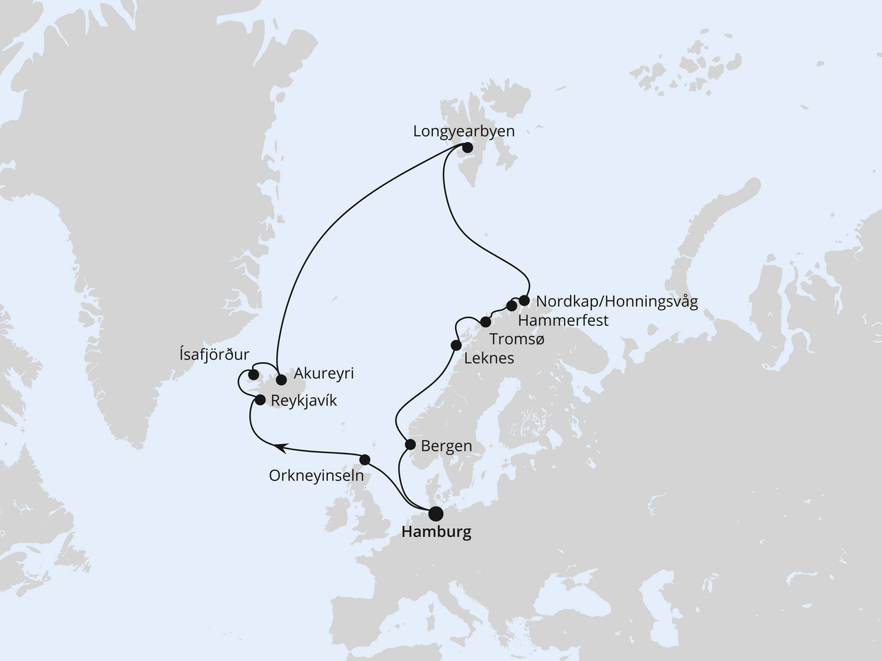 Cruise Map