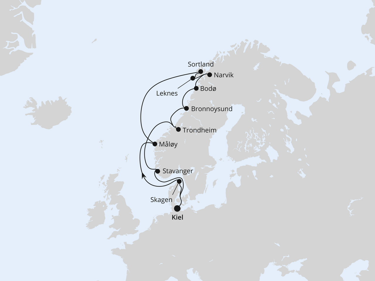 Cruise Map