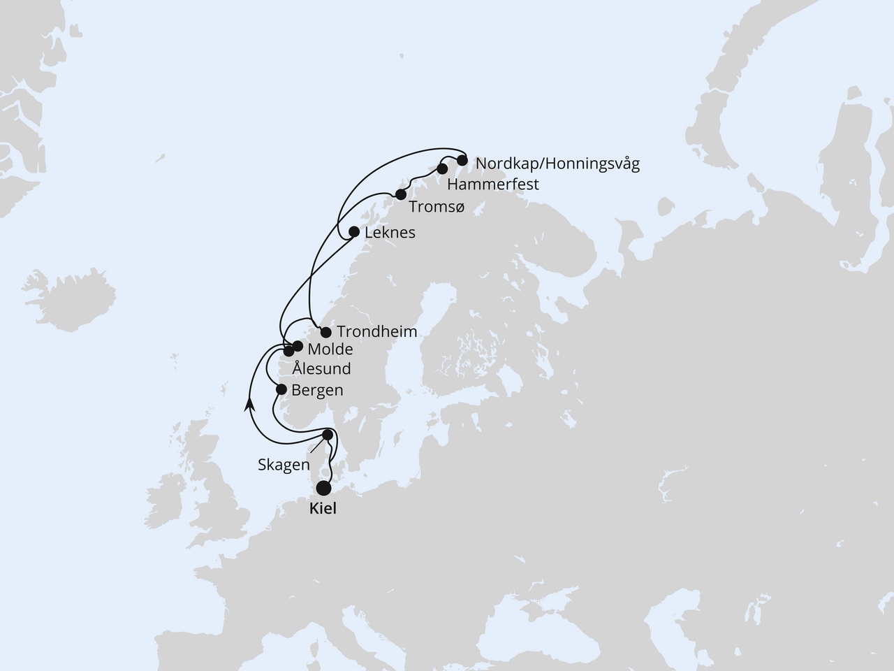Cruise Map