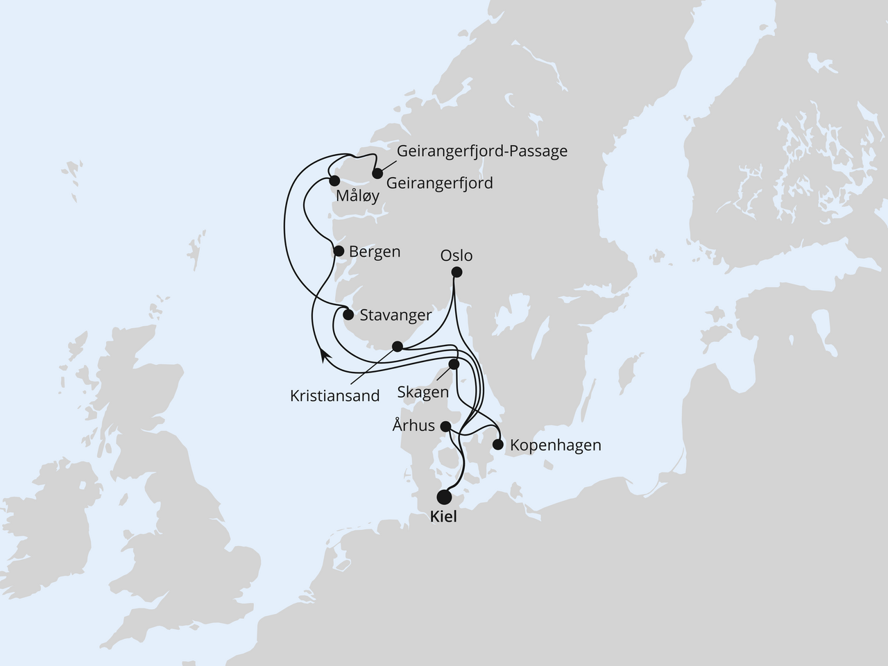 Cruise Map