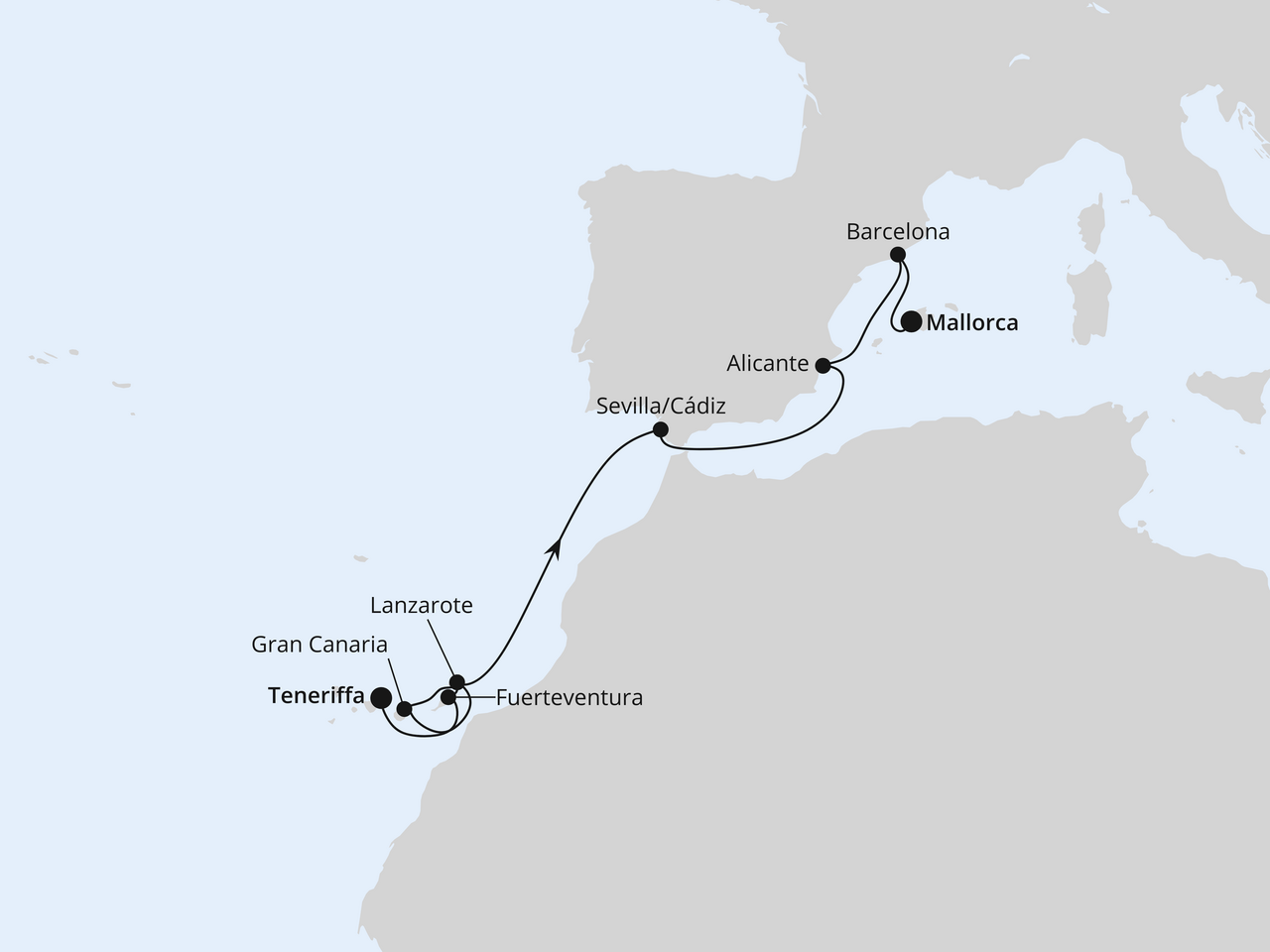 Cruise Map