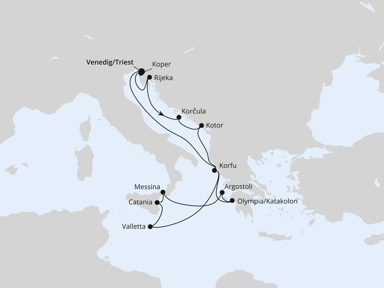 Cruise Map