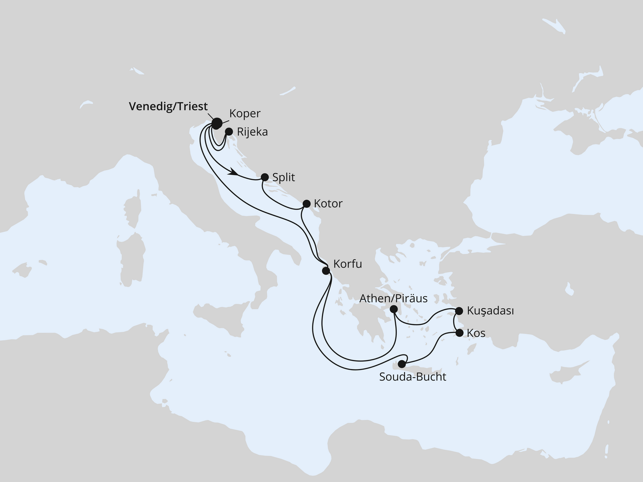 Cruise Map