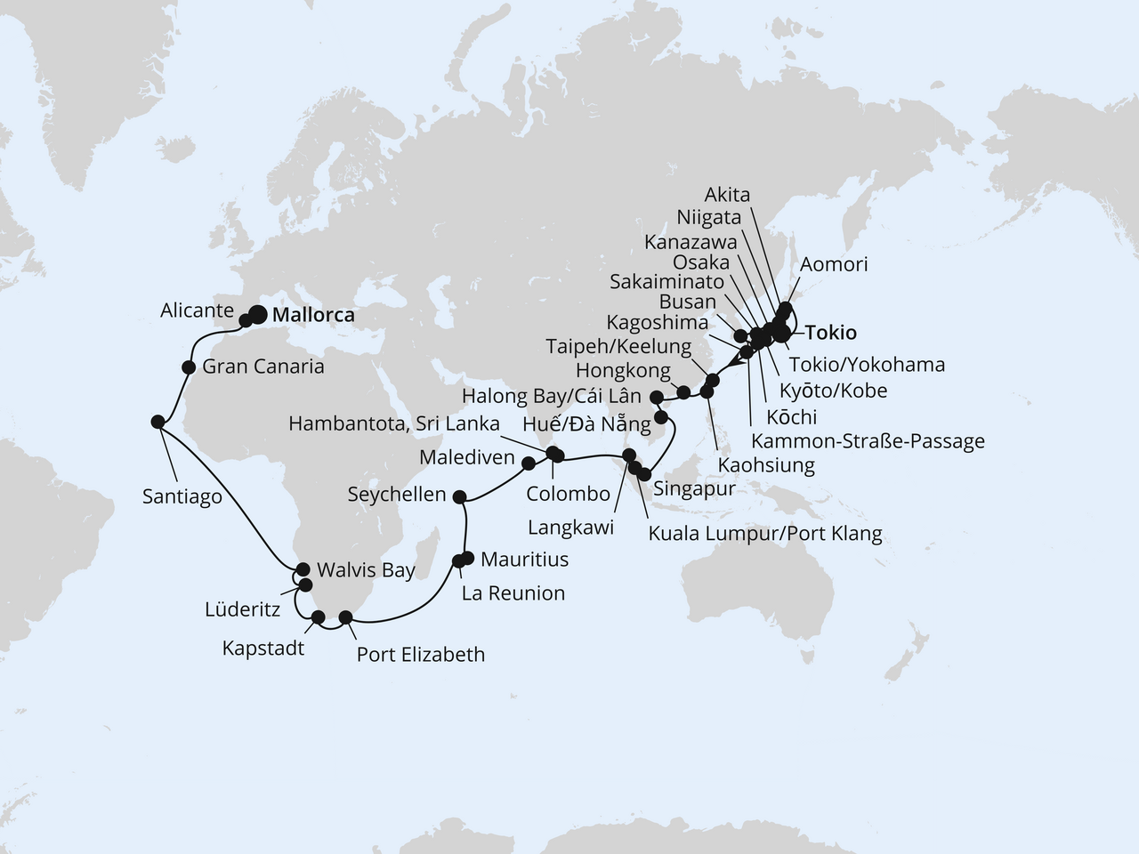 Cruise Map