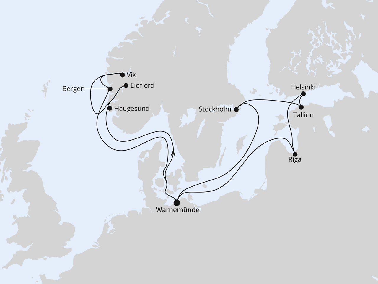 Cruise Map