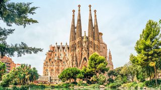 Barcelona in Spanien mit Sagrada Familia (AIDA Kreuzfahrt)